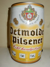 DETMOLDER PILSENER Party Fass Gallon Bierdose aus DEUTSCHLAND (5 Liter)  Leer !!