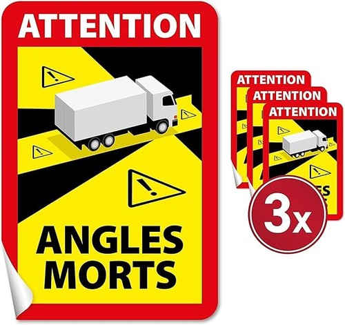 Angles morts aufkleber stk - aufkleber,
