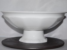 Obstschale 26/23 cm Schale auf Fuss Maria weiss Rosenthal Germany