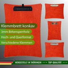 Bütic Holz Klemmbrett konkav