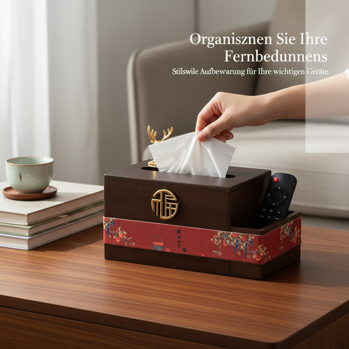 Holzbox für kosmetiktücher - für,