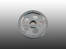 Alu-Riemenscheibe gelocht für Typ1 34PS VW Käfer Karmann Bus Tuning schwarz