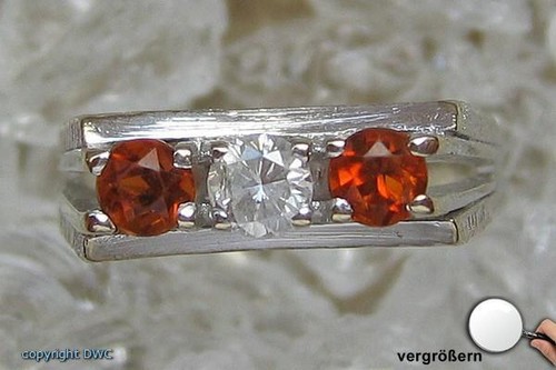 Ring mit brillant - mit, kt