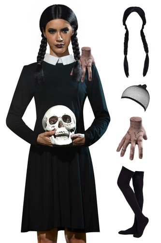 Halloween wensday kostüm - halloween,