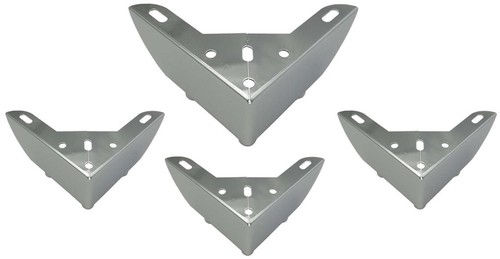 Designmöbelfüße chrom - 4x,