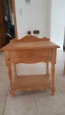 Nachttisch Nachtkästchen Beistellkommode Weichholz Jugendstil 