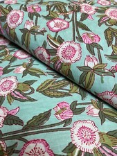 Indisch grün hand blockdruck - hand,