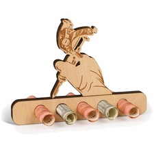 Tattoo Geschenk Holzspardose
