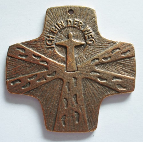 Bronze kreuz ich bin der - ich,