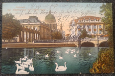 alteLitho Soldaten Postkarte 1914 Potsdam Kgl. Stadtschloss mit Palast gelaufen