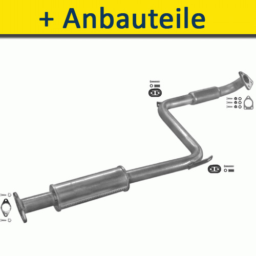 Mitteltopf auspuff für - auspuff+,