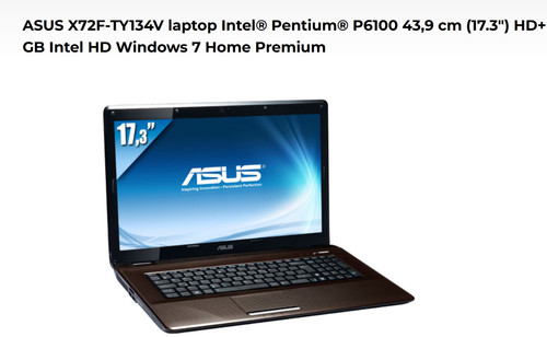 Asus x72f ty134v laptop - 🚀asus,
