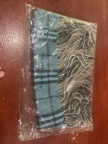 Burberry scarf blue - burberry,