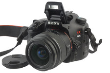 Sony alpha SLT-A65V Spiegelreflexkamera mit 24 MP + Sony SAL1855 Objektiv "TOP"