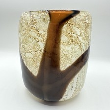 Große Schwere Vase Glas