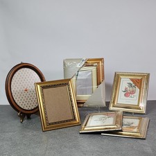 Bilderrahmen Echt Holz gold