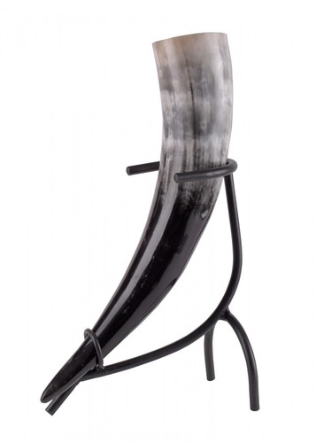 Trinkhornständer schwarz - trinkhornständer,,