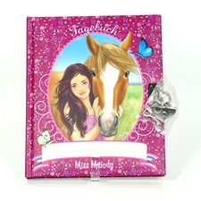 Tagebuch mit Schloss PFERDE Miss-Melody von DEPESCHE #8462_A