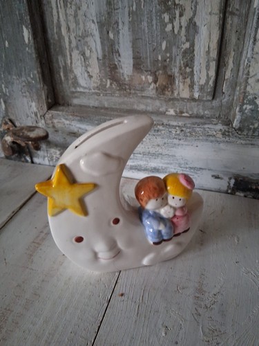 Spardose kinder auf mond - kinder,