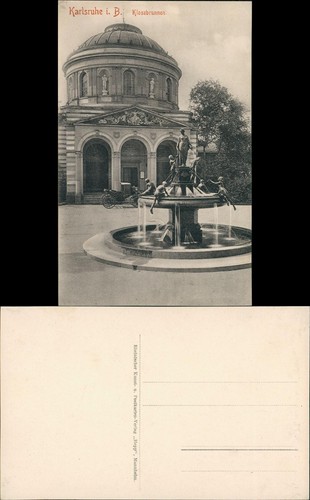 Karlsruhe klosebrunnen - karlsruhe,