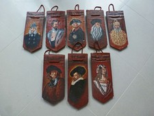 8 künstlerisch farbig handbemalte Tonfliesen, limit. Auflage m. Urkunden, 55 Jhr