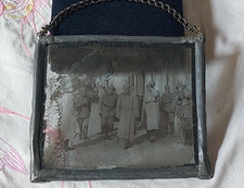 Bild Bleiverglasung Reservistenbild Regiment Frankreich Offizier 1. Wk