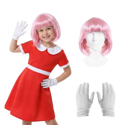 Kinder rosa igel kostüm rot - rosa,
