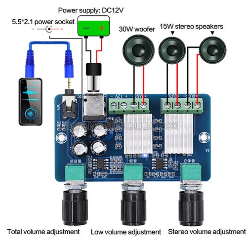 Yda138 12v 15w 30w - 15w, +