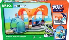 BRIO Smart Tech Sound Bahnhof mit Action Tunnel