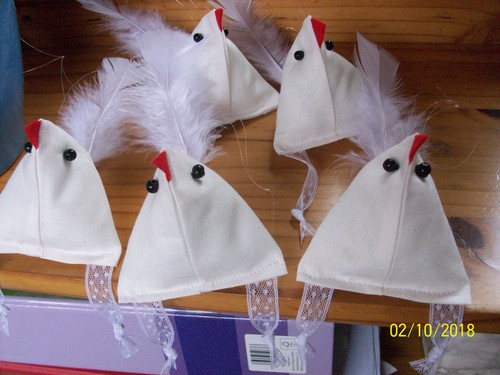 Osterdekoration stoff vogel - osterdekoration,
