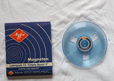 Agfa Magneton Leerspule 13 Empty Spool 5" Agfa Gevaert