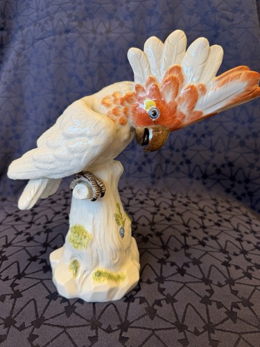 Meissen porzellanfigur kakadu - meissen,