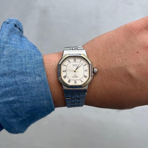 Seiko santos tank uhr 80er - santos,