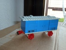 Lego Eisenbahn 4,5 V / 12V  Frachtwaggon 124   alt rar Vintage