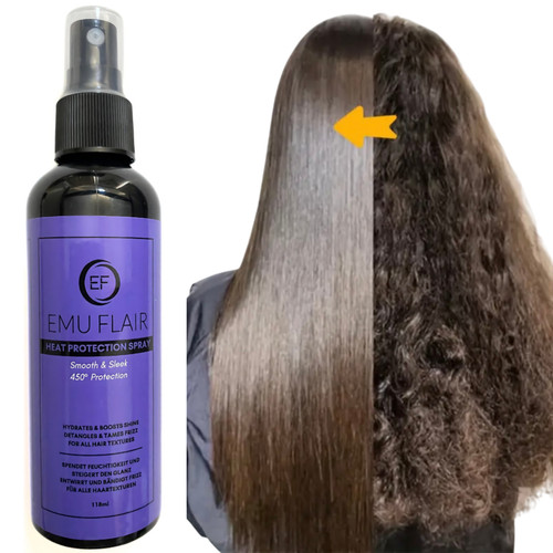 Emu flair hitzeschutz spray - hitzeschutz,