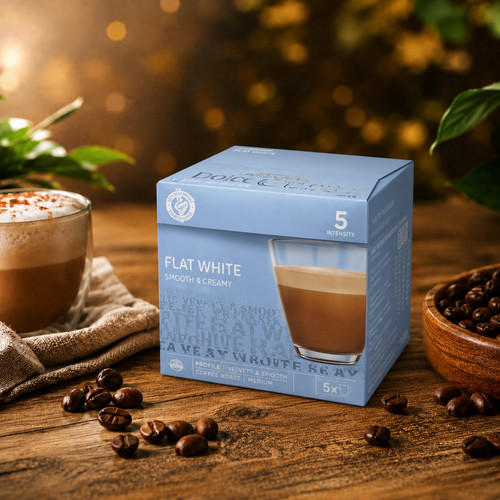 Flat white kaffee - white, 16