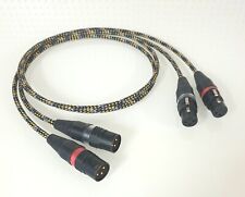 Viablue -EPC-4- HighEnd XLR Kabel - symmetrisch - 1 Paar - Orange