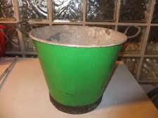 alter Blecheimer, Traubeneimer , Weinbau