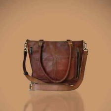 Leder tragetasche elegant - tragetasche,