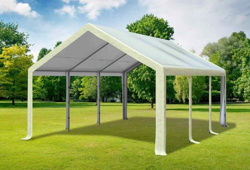 Partyzelt 4x6m beige pvc - 4x6m,