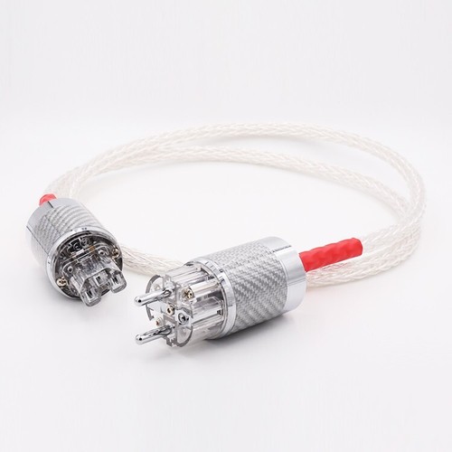 Occ power cord silber - silber, schuko