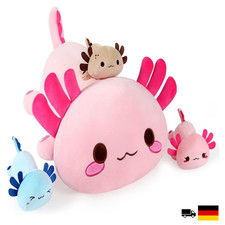 Axolotl Familie 4 Stück Mama