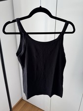 H&M Basics Top in schwarz Gr