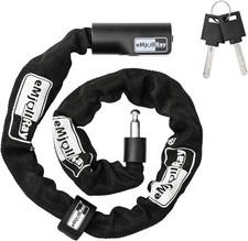 Emjollray Fahrradschloss, E Scooter Schloss, Robustes Kettenschloss Fahrrad Mit 