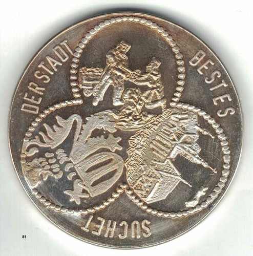 Bergbaumedaille freiberg 999er - bergbaumedaille,