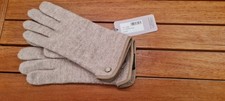 Handschuhe Strick Wolle  natur