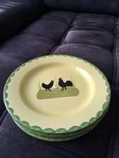 Zeller Keramik Hahn Und Henne Geschirr Speisetellar Essteller 