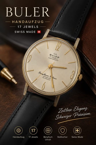 Uhr buler vintage - vintage, herrenuhr