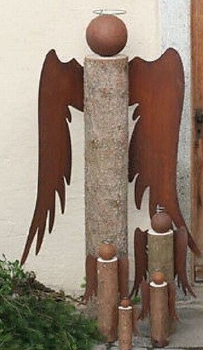 Edelrost engel bausatz flügel - engel,