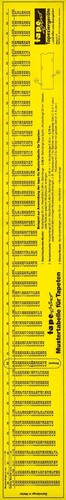 Tapofix mustertabelle für - mustertabelle,
